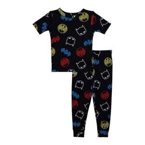 Batman Toddler Snug Fit Pajama Set 2 Piece Size 12M NEW